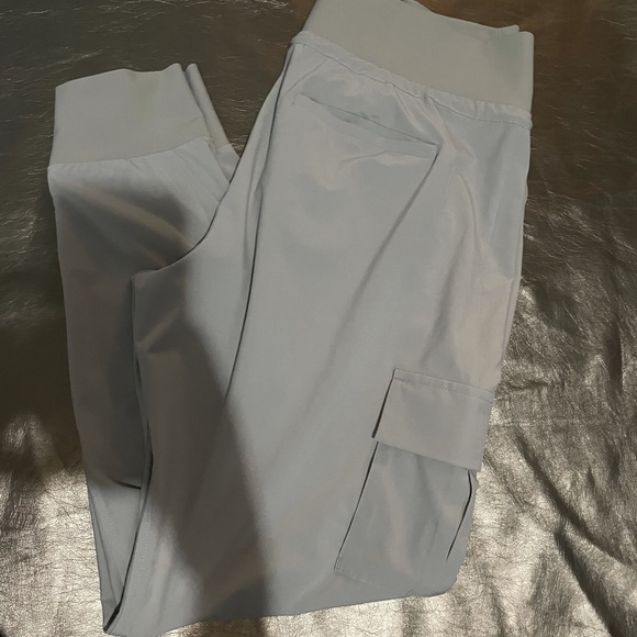 Athleta Light Gray Track Pants - Picture 6 of 10